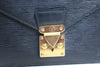 Louis Vuitton Epi Leather Noir Sellier Dragonne Wristlet/Clutch Bag