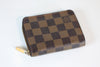 Louis Vuitton Damier Ebene Compact Zippy Wallet Used