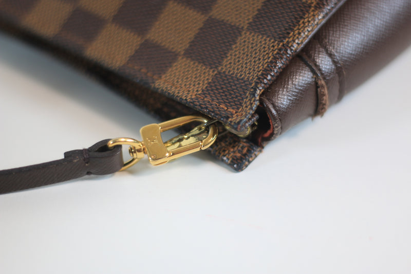 Louis Vuitton Damier Ebene Trousse Makeup Pouch Used