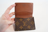 Louis Vuitton Monogram Envelope De Viste Business Card Case Used