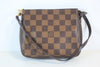 Louis Vuitton Damier Ebene Trousse Makeup Pouch Used