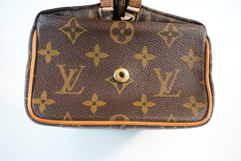 Louis Vuitton Monogram Trousse Patte Pression Cosmetic Pouch Used