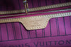 Louis Vuitton Monogram Neverfull MM Pivoine Interior Used