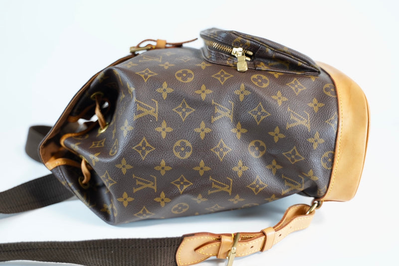 Louis Vuitton Monogram Montsouris GM Backpack Used