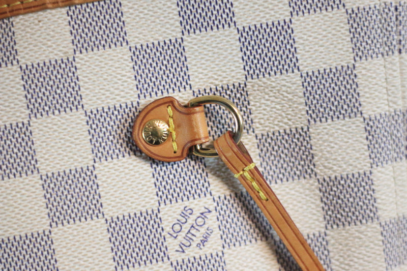 Louis Vuitton Damier Azur Neverfull MM Used