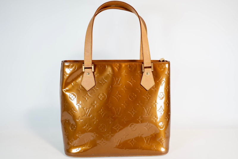 Louis Vuitton Monogram Vernis Houston Bronze Used