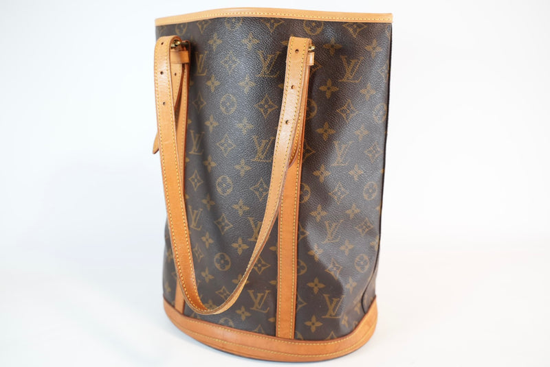 Louis Vuitton Mono Bucket GM W/ Pouch Used