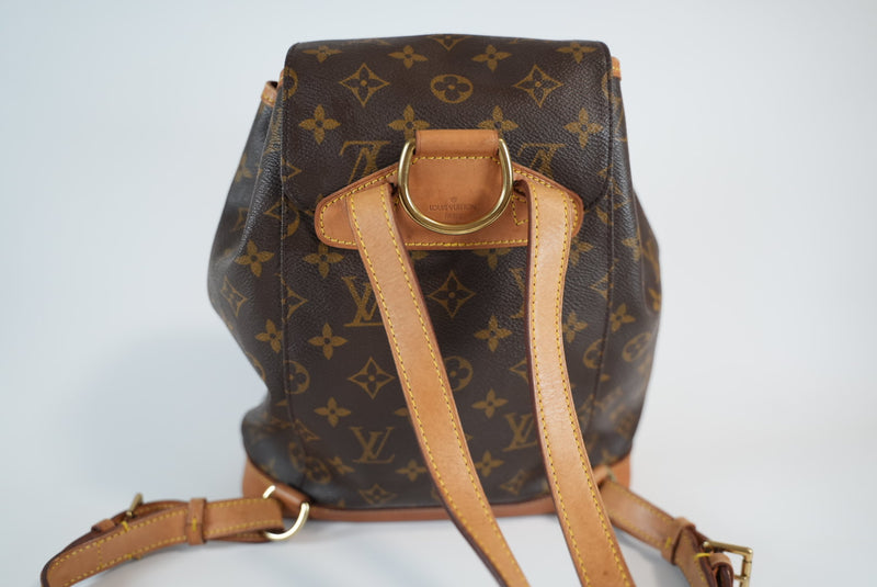 Louis Vuitton Monogram Montsouris MM Backpack Used