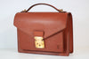 Louis Vuitton Epi Leather Monceau 2 Way Bag Kenya Brown Used