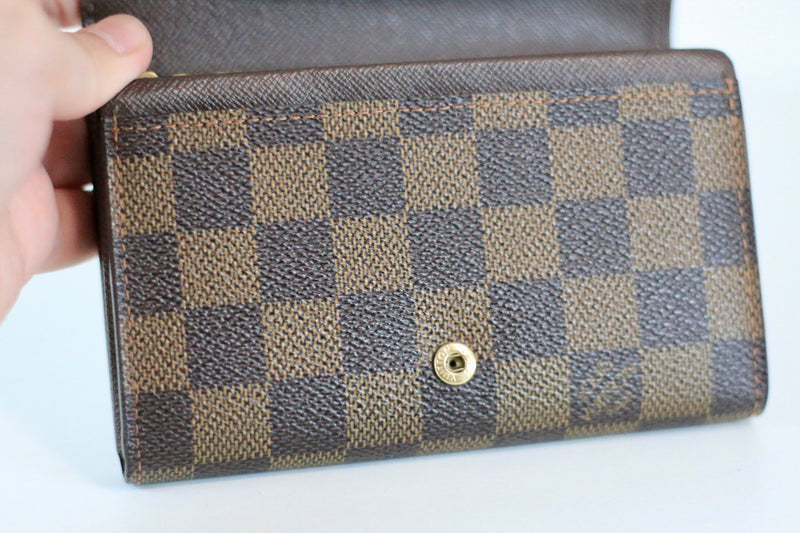 Louis Vuitton Damier Ebene Tresor Wallet