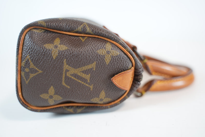 Louis Vuitton Monogram Mini Speedy HL w/ strap Used