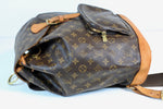 Louis Vuitton Monogram Montsouris GM Backpack Used