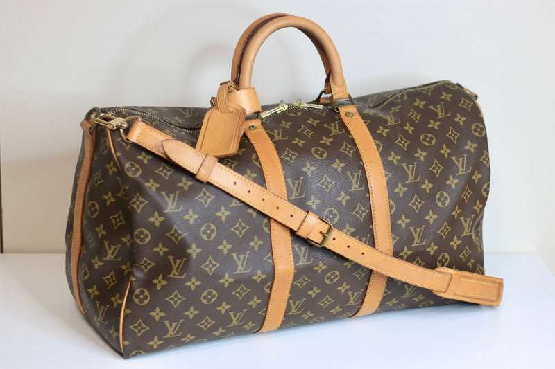 Louis Vuitton Monogram Keepall Bandouliere 50 Used