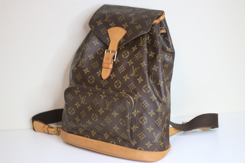 Louis Vuitton Monogram Montsouris GM Backpack Used