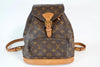 Louis Vuitton Monogram Montsouris MM Backpack Used