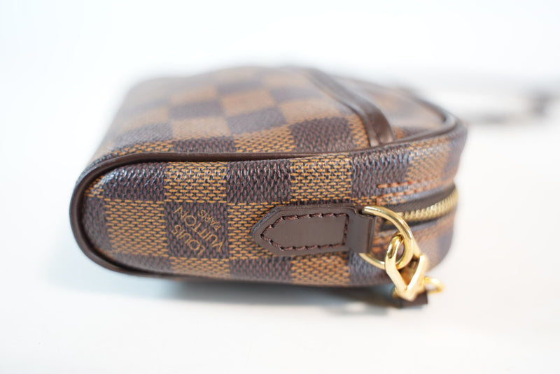 Louis Vuitton Damier Ebene Pochette Ipanema 2way Bag Used