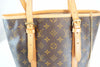 Louis Vuitton Mono Bucket GM W/ Pouch Used