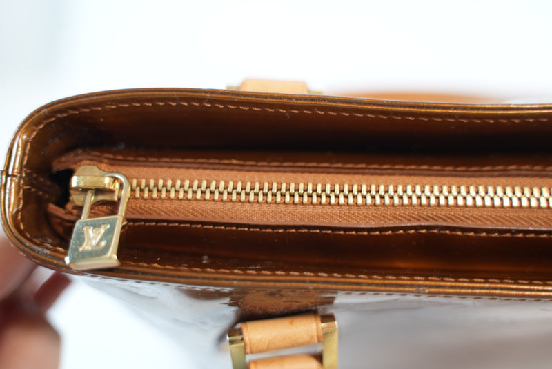 Louis Vuitton Monogram Vernis Houston Bronze Used