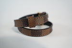 Louis Vuitton Damier Ebene Sign It Bracelet Used