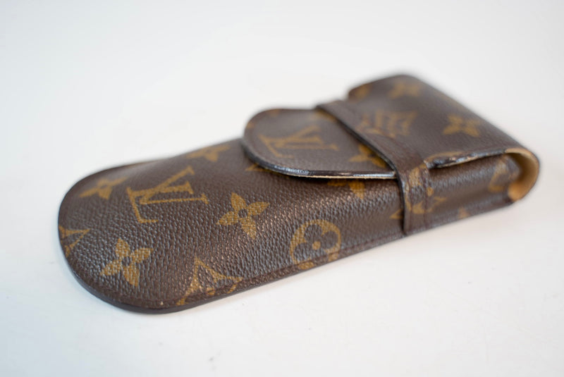 Louis Vuitton Monogram Etui Stylo Eyeglasses Case Used