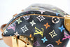 Louis Vuitton X Takashi Murakami Monogram Multicolor Speedy 30 Noir Used