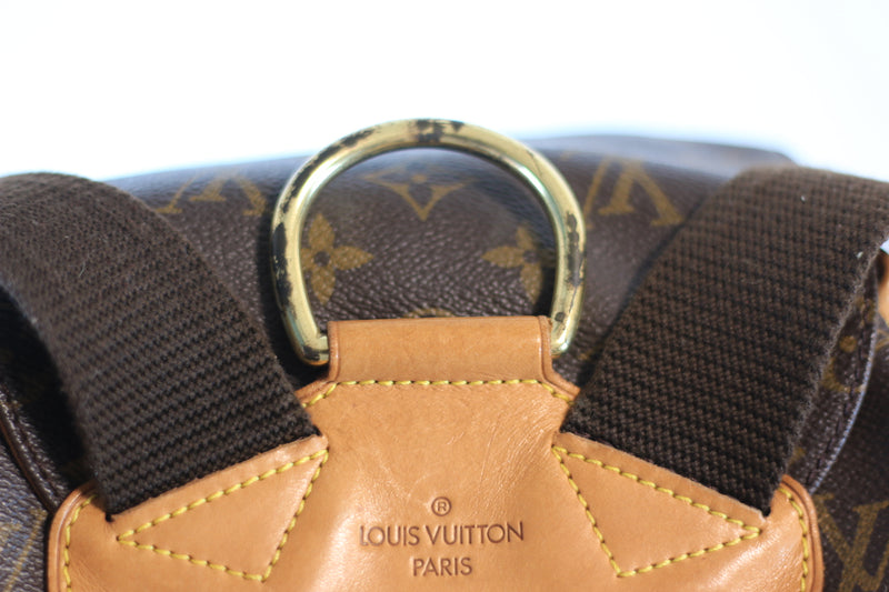 Louis Vuitton Monogram Montsouris GM Backpack Used