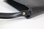 Louis Vuitton Epi Leather Noir Sellier Dragonne Wristlet/Clutch Bag