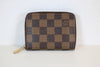 Louis Vuitton Damier Ebene Compact Zippy Wallet Used