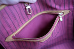 Louis Vuitton Monogram Neverfull MM Pivoine Interior Used