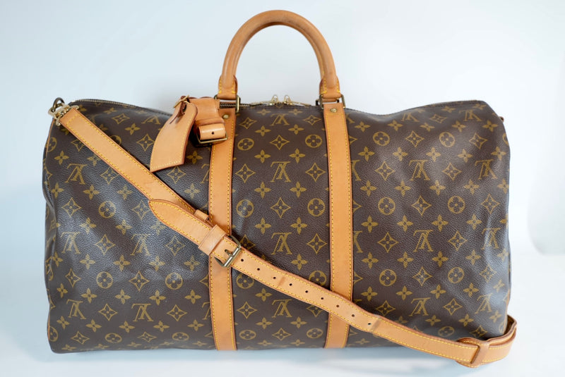 Louis Vuitton Monogram Keepall Bandouliere 55 Used