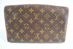 Louis Vuitton Monogram Trousse Patte Pression Cosmetic Pouch Used