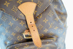 Louis Vuitton Monogram Montsouris GM Backpack Used
