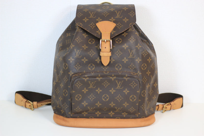 Louis Vuitton Monogram Montsouris GM Backpack Used