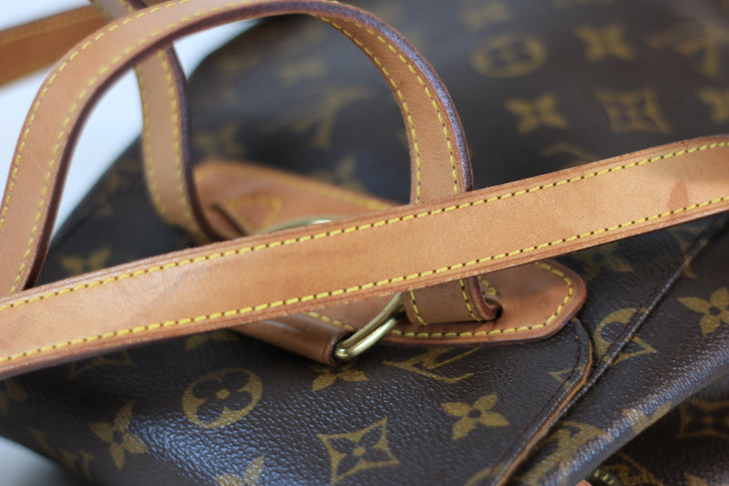 Louis Vuitton Monogram Montsouris MM Backpack Used