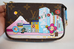 Limited Edition Louis Vuitton Monogram Mini Pochette Christmas Animation Tokyo Unused