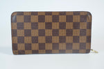 Louis Vuitton Damier Ebene Porte Monnaie Zippy Wallet Used