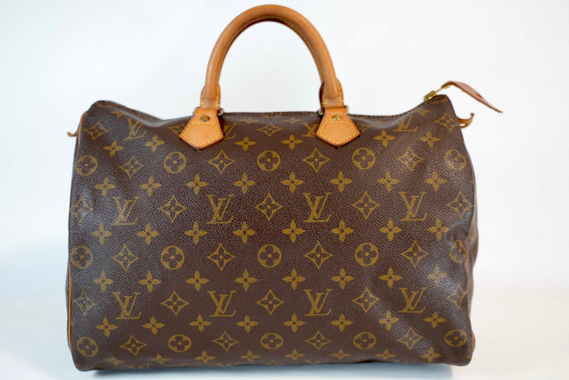 Louis Vuitton Monogram Speedy 35 Handbag Used