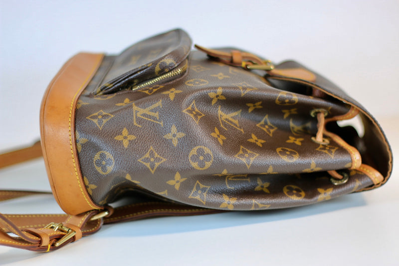 Louis Vuitton Monogram Montsouris MM Backpack Used