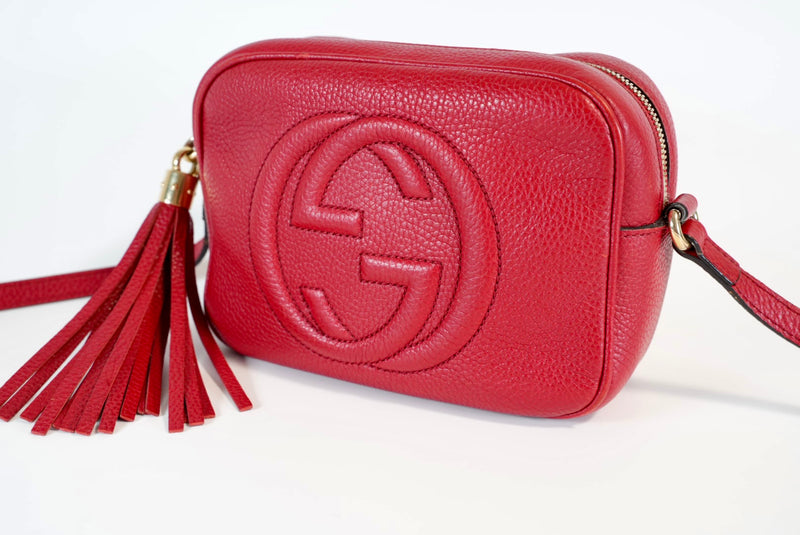 Gucci Soho Disco Bag Red Used