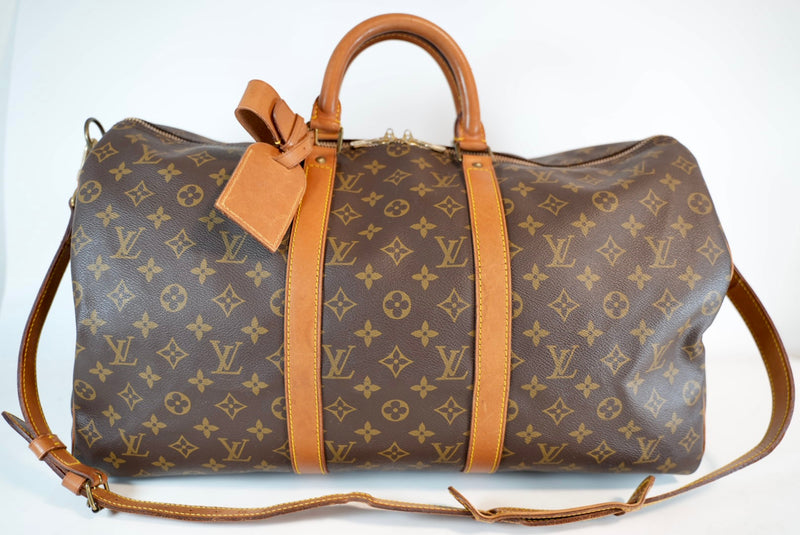 Louis Vuitton Monogram Keepall Bandouliere 50 Used