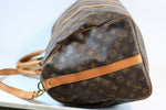 Louis Vuitton Monogram Keepall Bandouliere 55 Used