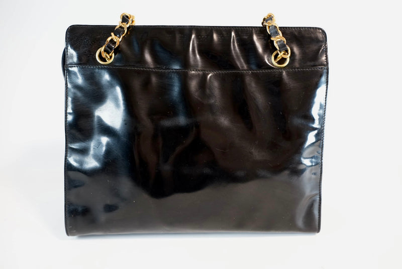 Chanel Patent Leather Shoulder Bag Used