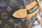 Louis Vuitton Monogram Sac Souple 35 Handbag Used