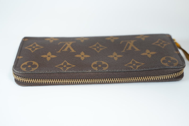 Louis Vuitton Monogram Clemence Wallet Mimosa Interior Used