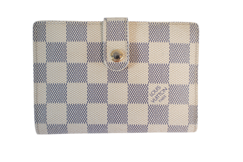 Louis Vuitton Damier Azur Portefeuille Viennois Wallet Used