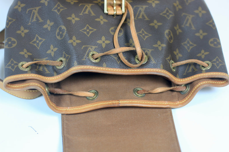 Louis Vuitton Monogram Montsouris MM Backpack Used