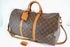 Louis Vuitton Monogram Keepall Bandouliere 50 Used