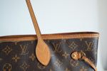 Louis Vuitton Monogram Neverfull MM Pivoine Interior Used