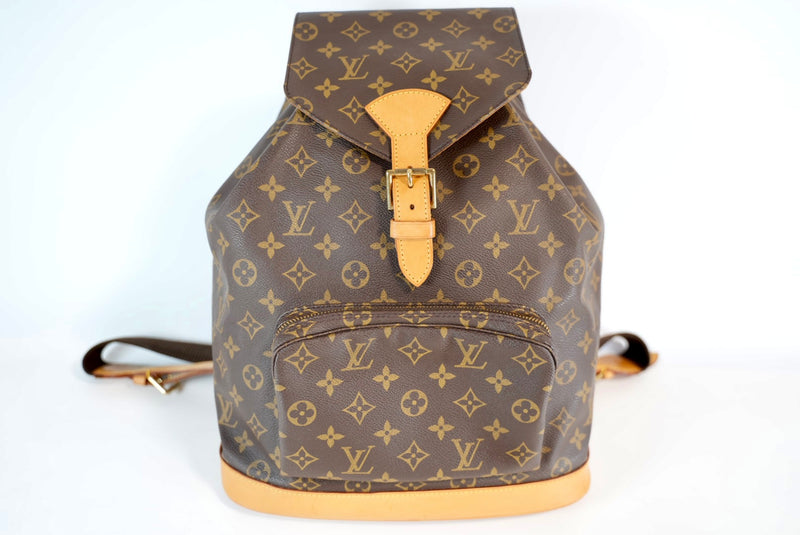Louis Vuitton Monogram Montsouris GM Backpack Used