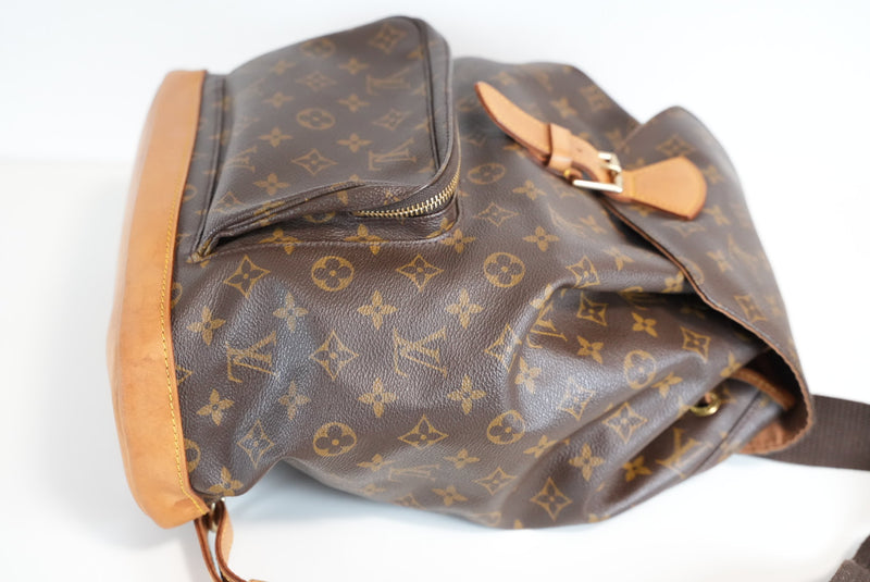 Louis Vuitton Monogram Montsouris GM Backpack Used